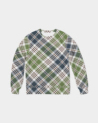 Classic Plaid Men's Classic French Terry Crewneck Pullover