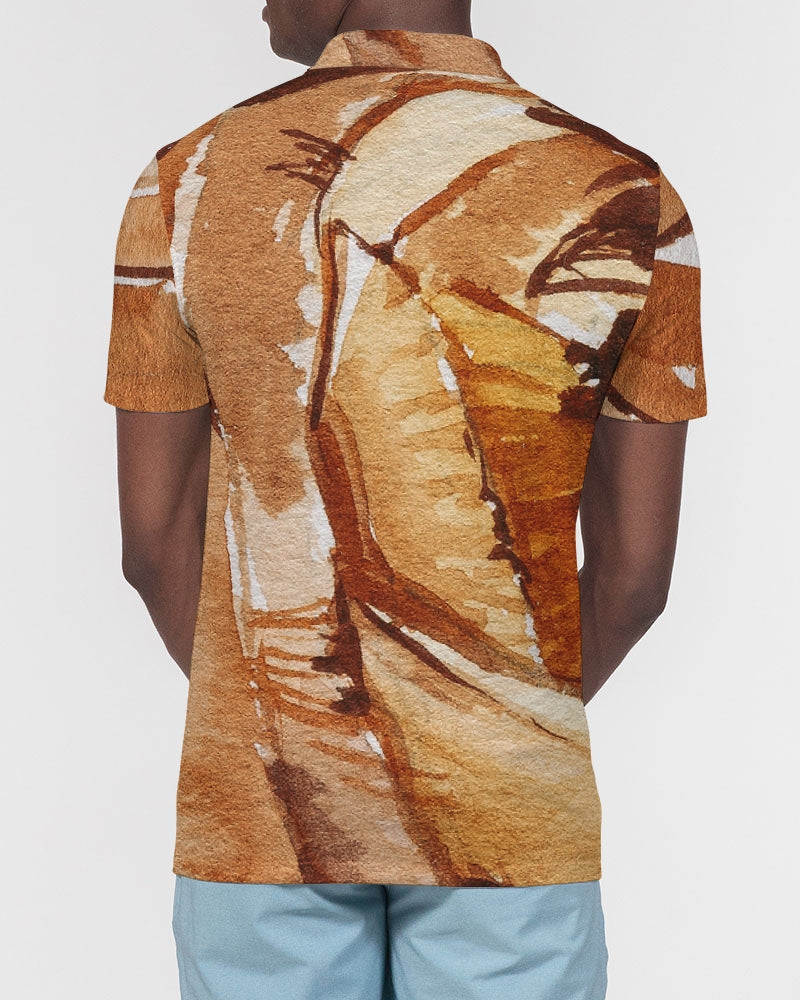 Autumn Bloom Slim Fit Polo