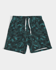 AV Teal Camo Men's Swim Trunk