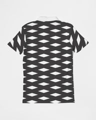 Night Diamonds Men's Slim Fit Short Sleeve Polo