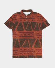 Tribe Love Men's Slim Fit Short Sleeve Polo