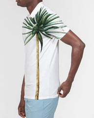 Exotic Life Tree Men's Slim Fit Short Sleeve Polo