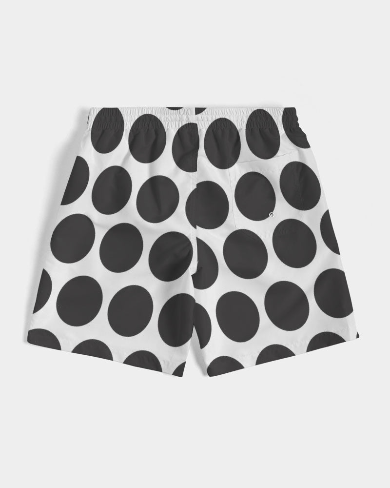 Men's Polka Swim Trunks — bold all-over print by AmbiVirile, view 7