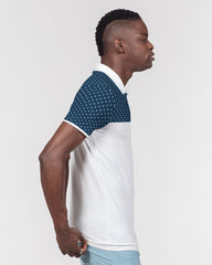 Blue Dot Men's Slim Fit Short Sleeve Polo