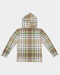 Autumn Plaid Kids Hoodie