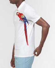 Parrot Love Men's Slim Fit Short Sleeve Polo