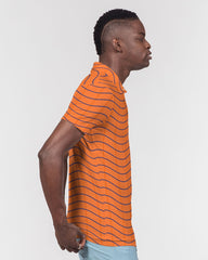 Pumpkin Men's Slim Fit Short Sleeve Polo