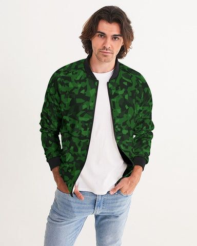 AV Green Camo Men's Bomber Jacket