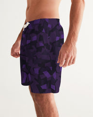 AV Purple Camo Men's Swim Trunk