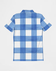 Blue Cube Men's Slim Fit Short Sleeve Polo