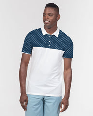 Blue Dot Men's Slim Fit Short Sleeve Polo