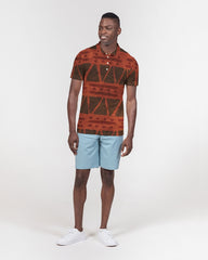 Tribe Love Men's Slim Fit Short Sleeve Polo