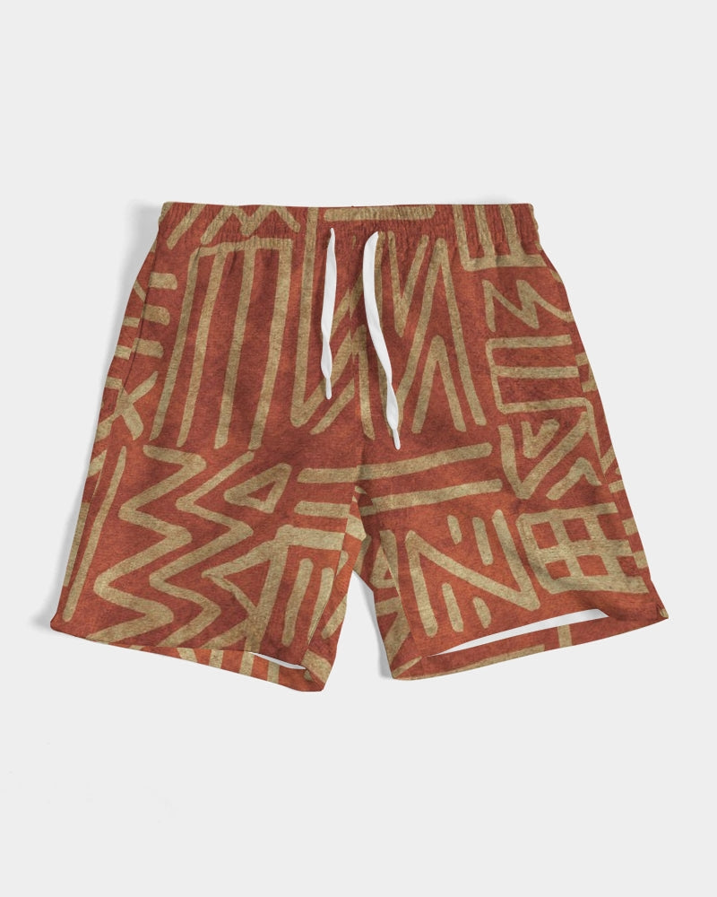 Men's Tribal Cloth Swim Trunks — bold all-over print by AmbiVirile, view 6