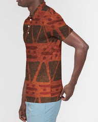 Tribe Love Men's Slim Fit Short Sleeve Polo
