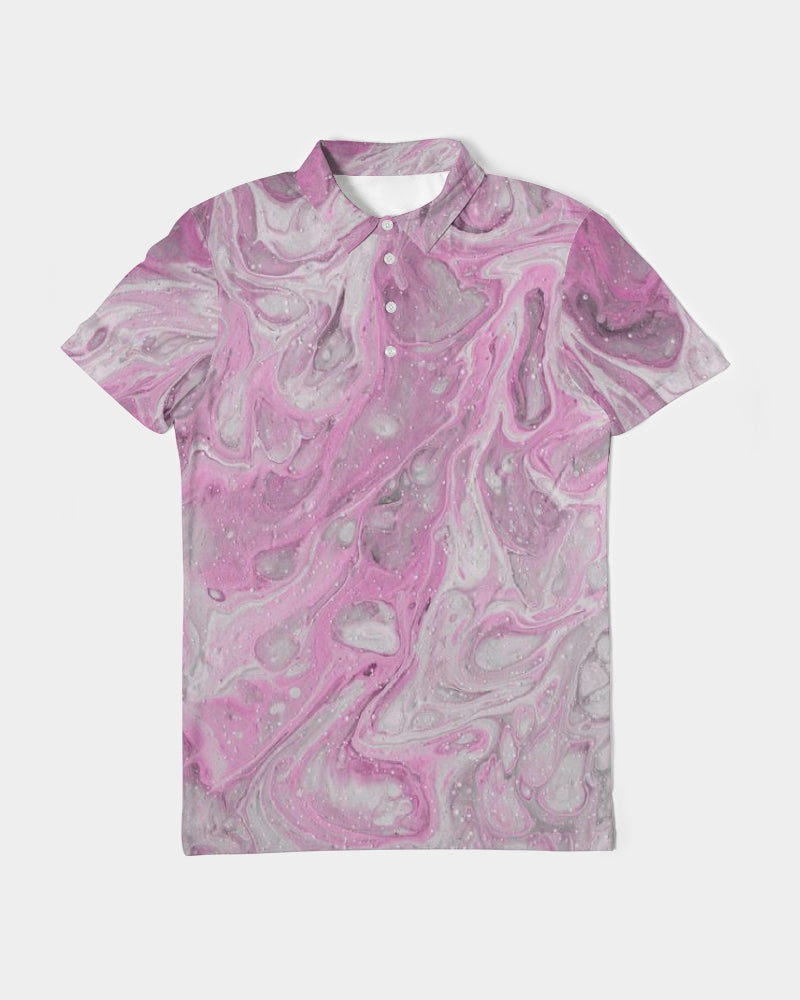 Cotton Candy Men's Slim Fit Short Sleeve Polo