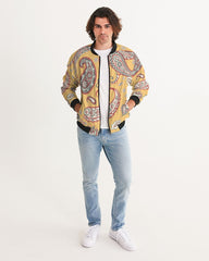 Canary Paisley Men's Bomber Jacket